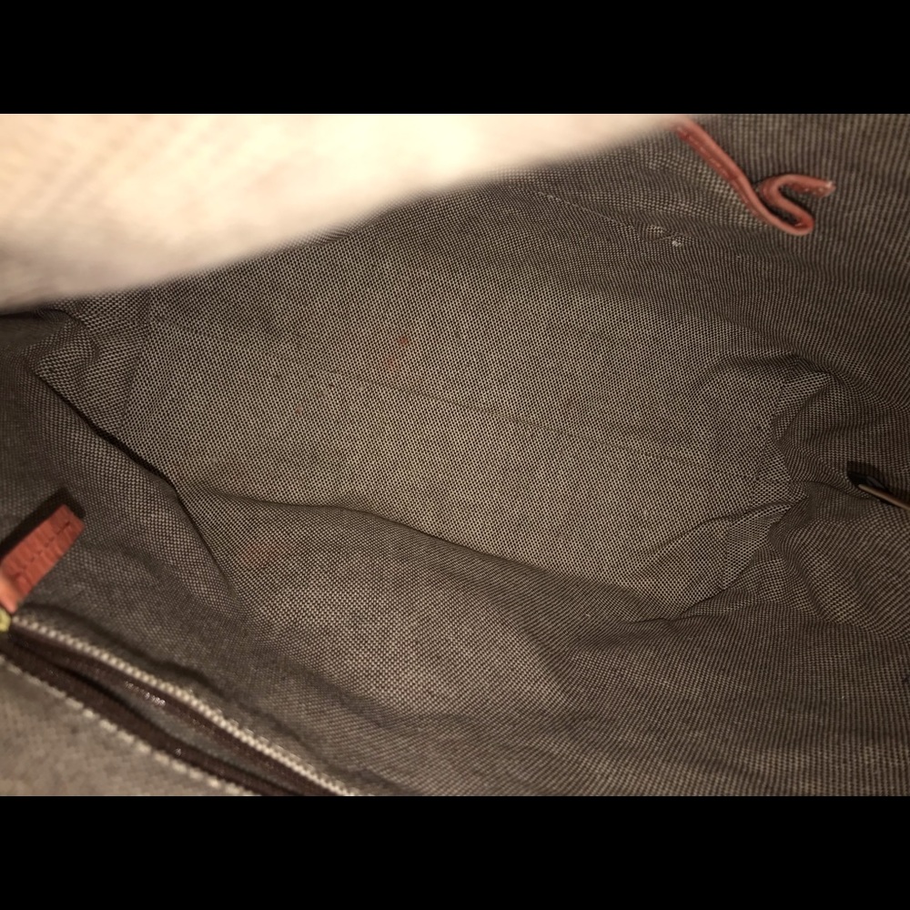 Dooney & Bourke Vintage Large Ostrich Satchel - Picture 4 of 6